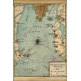 thumbnail image 1 of 24"x36" Gallery Poster, map of Charleston Harbor Fort Sumter attack 1862, 1 of 1