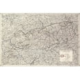 thumbnail image 1 of 24"x36" Gallery Poster, map of Great Smoky Mountains National Park 1979, 1 of 1