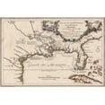 thumbnail image 1 of 24"x36" Gallery Poster, map of Indian villages 1683 in french p2, 1 of 1