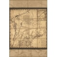 thumbnail image 1 of 24"x36" Gallery Poster, map of New Hampshire in New England 1757, 1 of 1