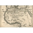 thumbnail image 1 of 24"x36" Gallery Poster, map of north africa; egypt libya ethiopia 1513, 1 of 1