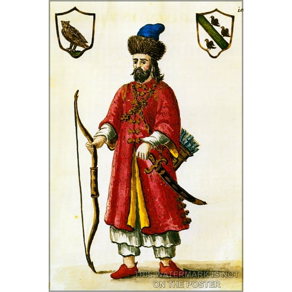 24"x36" Gallery Poster, marco polo tartar costume