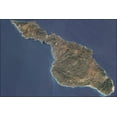 thumbnail image 1 of 24"x36" Gallery Poster, satellite picture of Santa Catalina Island, California, 1 of 1