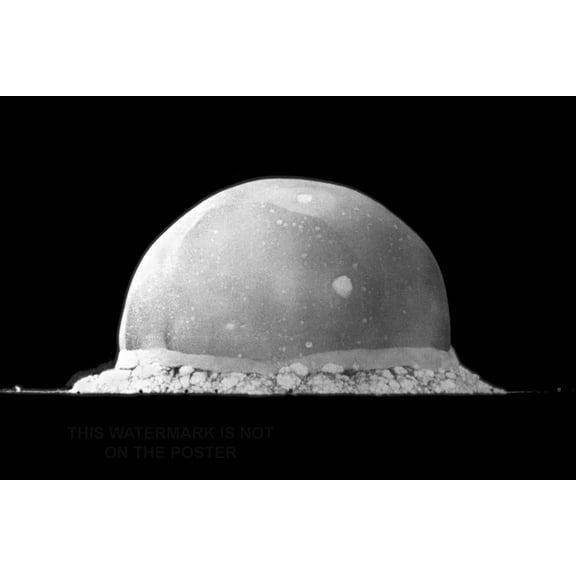 24"x36" Gallery Poster, trinity nuclear blast