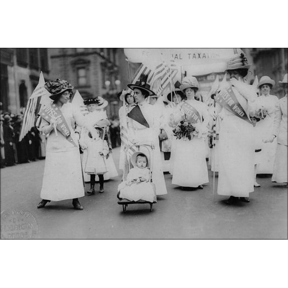 24"x36" Gallery Poster, womens liberation Suffrage parade, New York City, May 6, 1912