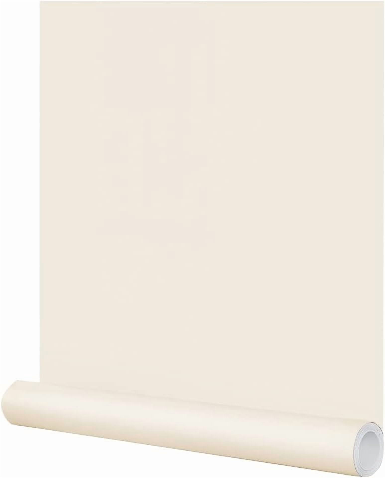 24"x394" Beige Peel and Stick Wallpaper Matte Beige Cream Contact Paper ...