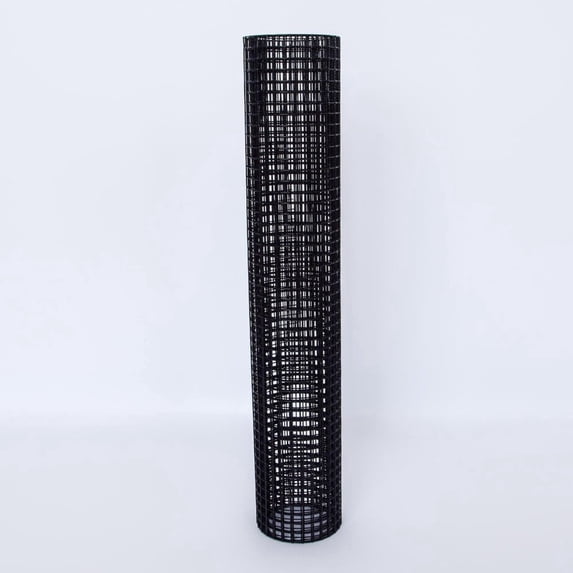 24"x50ft Black Vinyl Coated Hardware Cloth 1/4" Mesh, 19 Gauge PVC Welded Wire Fence for Poultry Netting, Decorative & Rust-Proof