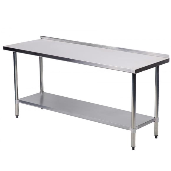 24"x60" Stainless Steel Work table with Backsplash Kitchen Restaurant table EB