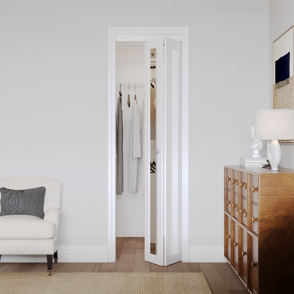 24''x80'' Paneled Solid Manufactured Wood Barn Door with Installation Hardware Kit