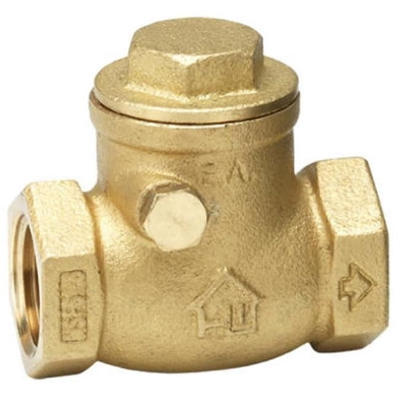 240-2-12-12 Brass Swing Check Valve - 0.5 in.