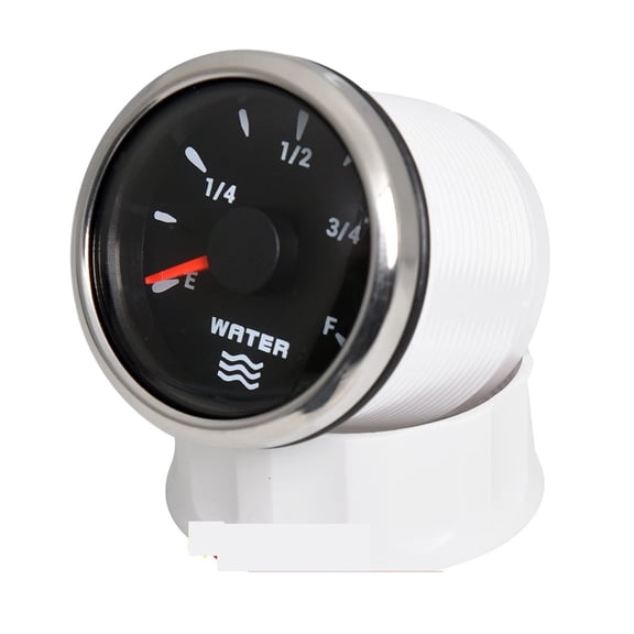 240-33 Fuel Float Sensor 52mm Fuel Level Gauge 7 Color LED Oil Tank Level Indicator For Marine Boat Car Water Level Meter ,Easy Setup