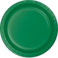 thumbnail image 1 of 240 Count Bulk Pack Emerald Green Paper 6.75 inch Dessert Plates, 1 of 1
