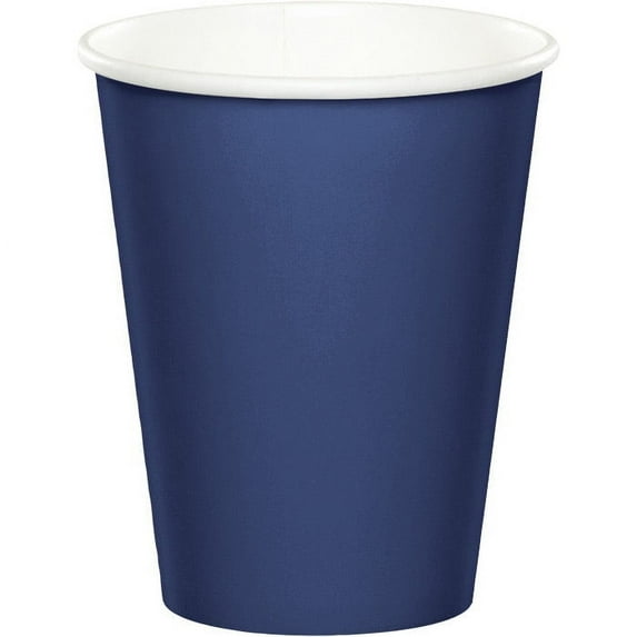240 Count Bulk Pack Navy 9 oz Hot & Cold Cups