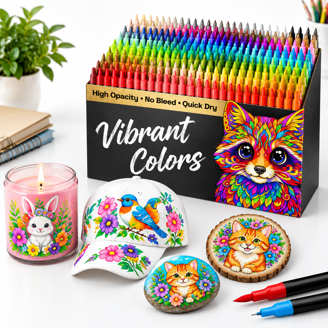 240 Count Multicolor Dual-Tip Paint Markers for Drawing, Lettering, and ...