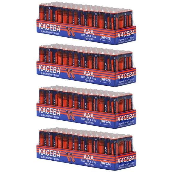 240 Count Value Pack AAA Battery Extra Heavy Duty 1.5v Long Lasting Triple A Battery