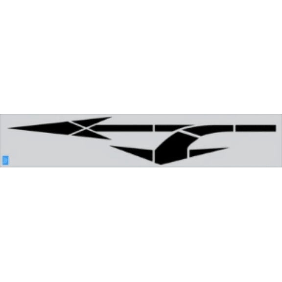 240" DOT Alternate Combo Arrow Pavement Marking Stencil Thickness: .125