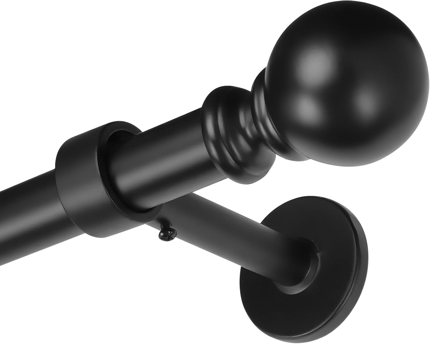 240 Inch (20 Ft) Extra Long Curtain Rod, 1 Inch Heavy Duty Drapery Rods ...