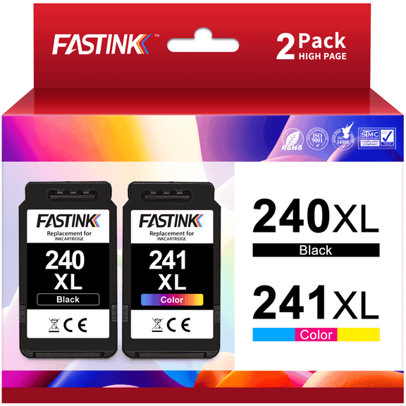 240 Ink Compatible with Canon Ink 240 and 241 for Canon Ink 240 (2 Pack)