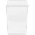 thumbnail image 1 of (240 PACK) EcoQuality 6 oz Square Clear Plastic Dessert Cups with Dome Lids - Disposable Parfait Cups with Lids - Square Treat Candy Boxes, Tumbler Cup, Appetizers, Puddings, Tiramisu, Yogurt, Mousse, 1 of 3