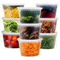 [240 Pack 16 oz] Plastic Soup Cups Deli Food Storage Containers with