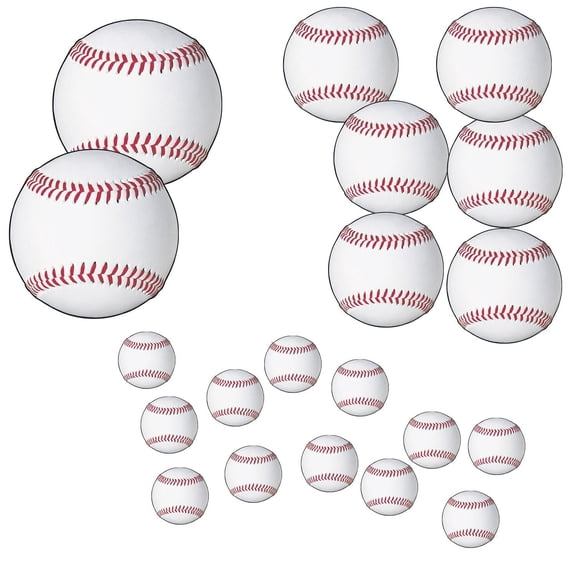 240 Pack Bulk Baseball Party Cutouts