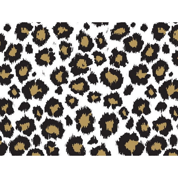 240 Pack, Golden Leopard Tissue Paper 20 x 30", Sheet Pack for DIY, Gift Wrapping, Birthday Parties and Events, Made In USA