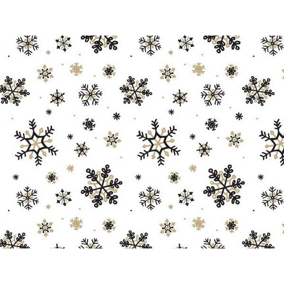 240 Pack, Rustic Snowflake Tissue Paper 20X30", Bulk Pack for Christmas Décor, Made in USA