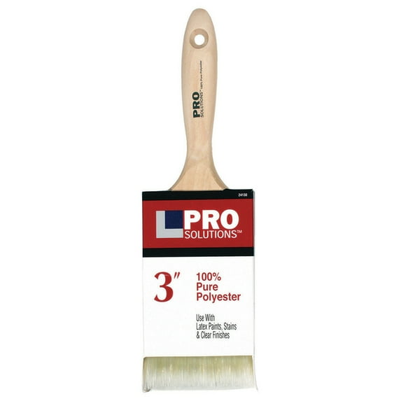 240-Pack of 3” Pro Solutions 24130 Polyester Paint Brush, Beavertail Handle