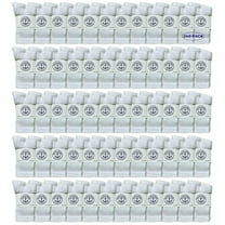 240 Pairs Of Yacht & Smith Wholesale Kids Crew Socks, Childrens Cotton Casual Crew Socks Size 4-6 (White)
