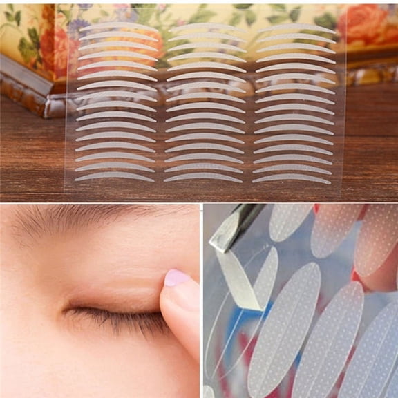 240 Pairs White Thin Invisible Double Eyelid Adhesive Eyes Tape Sticker