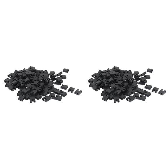 240 Pcs 2.54mm Standard PCB Shunts Short Mini Jumper Cap Connector