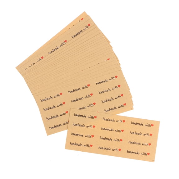 240 Pcs/20 Art Stickers Handmade with Dedication Creativity