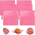 thumbnail image 1 of 240 Pcs 7 x 7 Inch Deli Paper Sheets Sandwich Dry Wax Paper Oil Proof Food Basket Liners Food Wrapping Sheets for Bread, Party, Picnic, Festival, BBQ (Pink), 1 of 14
