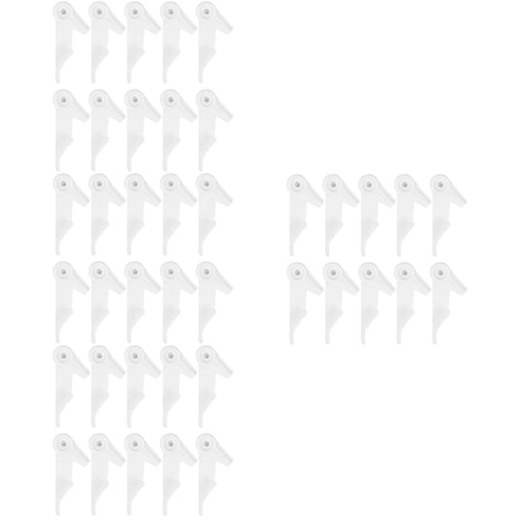 MERRYHAPY Ceiling Lamp Parts 240 pcs Fixing Clips for Easy Installation White
