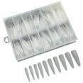 thumbnail image 1 of 240 Pcs Extras Long Nails Tips False Nails Full Covers on Nails Clear Artificial Nails, 1 of 9