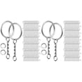 thumbnail image 1 of 240 Pcs  Keyring Making Supplies Including Key Rings Hoops Chains Jump Rings for Making Crafts, 1 of 6