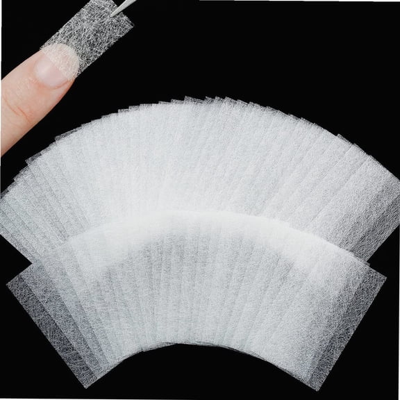 240 Pieces Nail Extension Silk Non Woven Nail Silk Fiberglass Nails Wrap for Women