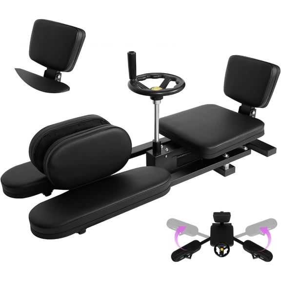 240° Rotation Split Machine, 400 LBS Heavy-Duty Stainless Steel Leg Stretcher, Foldable Leg Stretcher Machine, Stretch Machine for Home/Gym/Dance Studio