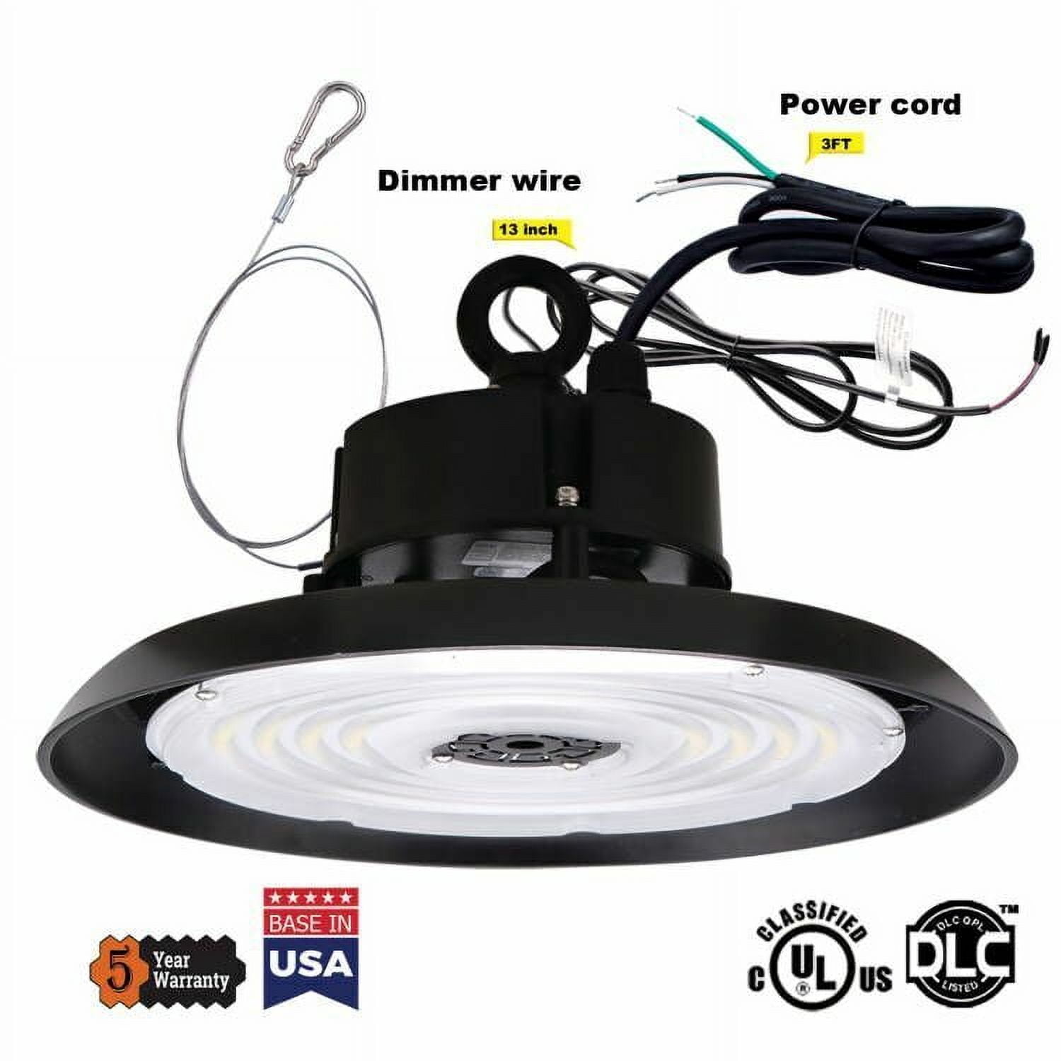 240W UFO LED High Bay Light – 5000K Cool White For Warehouse & Industrial Use