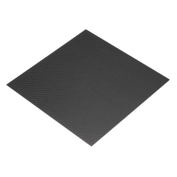 240 x 240 x 1mm Carbon Fiber Board Plate Matte Twill Weave Panel Sheets Flexible for RC Aircraft, Model Car