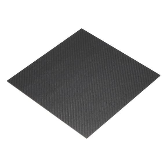 240 x 240 x 2mm Carbon Fiber Board Plate Matte Twill Weave Panel Sheets Flexible for RC Aircraft, Model Car