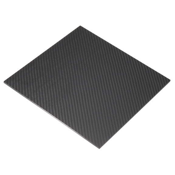 240 x 240 x 4mm Carbon Fiber Board Plate Matte Twill Weave Panel Sheets Flexible for RC Aircraft, Model Car