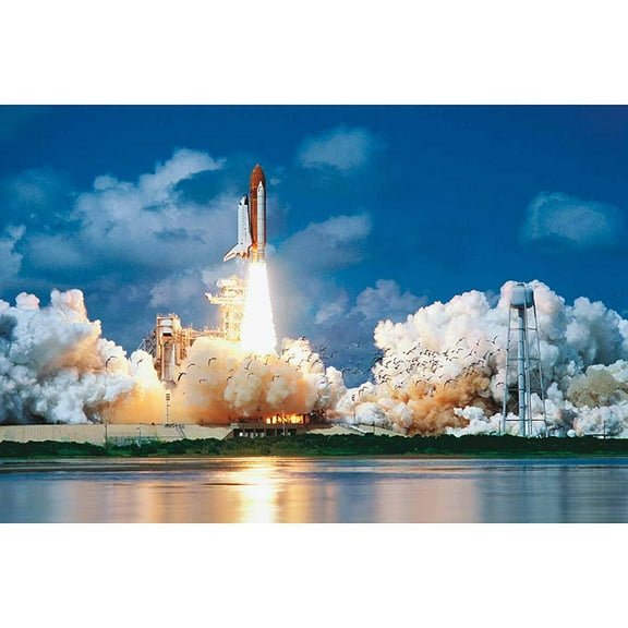 2400-4608 - SPACE SHUTTLE LAUNCH POSTER 36X24 INCHES