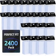 2400 Pack Card Sleeves, Perfect Fit Inner Sleeves Ideal for Double-Sleeving, Trading Card Sleeve Compatible with MTG, TCG, Gaming Cards
