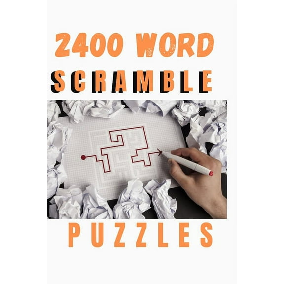 2400 Word Scramble Puzzles: Word Scramble Puzzles to Improve Your IQ: especially for adults (Paperback)