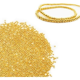 Gold Beads for Jewelry Making Spacer Beads for Bracelets for