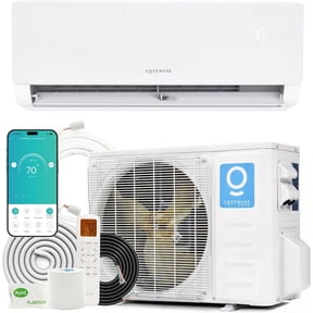 Cozeware 24000 BTU Mini Split AC/Heating System, 20 SEER2 2 Ton Ductless Inverter Heat Pump, 230V WiFi & Alexa Compatible, 3 Eco Modes, Cools & Heats Up to 1500 Sq. Ft., Includes Installation Kit