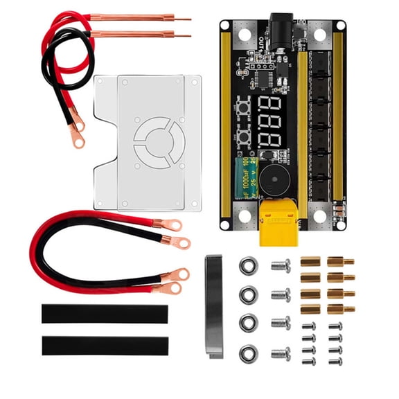 2400A Peak Current Spot Welder Kit Real-time 3-Digit Digital Tube Display for 18650 Lithium Battery APPLAYERR Spare Part