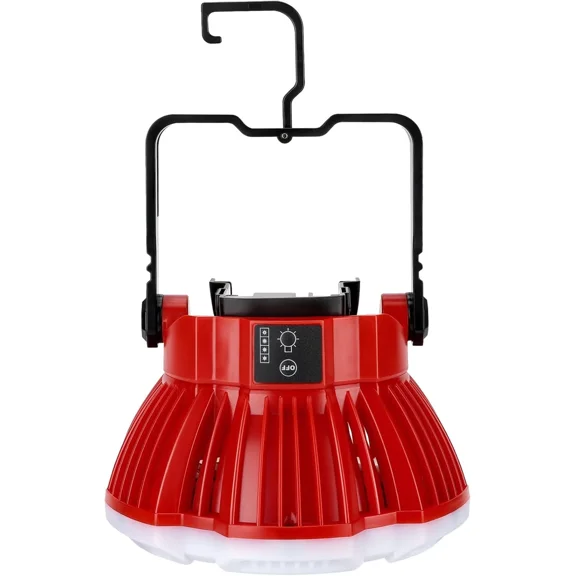 2400LM LED Camping Lantern for Milwaukee 18V Battery LED Work Light Flashlight