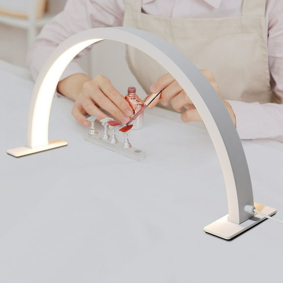 2400Lumen U Shape Half Moon LED Lamp 3000K-6000K Bright Light & Dimmable Face Make-up Nail 3000-6000K